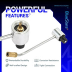 BlueStars Upgraded 5430 Gas Stove Pressure Regulator Replacement for Coleman Propane Stoves Grills, Fold N Go Stove Accessories - Maintains Stable LP Gas Flow, NOT Compatible with Roadtrip LXE Grills