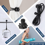 100 Pcs 4 Inch Ball Bungee Cords Tarp Tie Downs Bungee Cords with Balls Heavy Duty Outdoor Tarp Straps for Canopy Shelter Camping Cargo Tent Poles UV Resistant