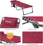 KingCamp Folding Outdoor Chaise Lounge