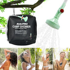 10 gallons/40L Solar Shower Bag Solar Heating Camping Shower Bag with Temperature Hot Water Outdoor Hiking Climbing XH07