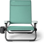 YETI Hondo Reclining Beach Chair, Breathable, UV-Resistant, and Supports up to 350 lbs, Seafoam