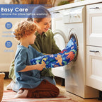 Kids Nap Mat Portable Slumber Bags with Removable Pillow and Blanket for Girls Boys, Lightweight Extra Large Sleeping Bag for Preschool Camping Daycare