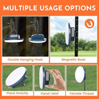 12000mAh 5000LM Camping Lights 2Pack, 42W Tent Light Rechargeable, Flashlight Portable, LED Camping Lantern, Canopy Lights Outdoor, Lanterns for Power Outages, Waterproof Emergency Gear for Hurricane