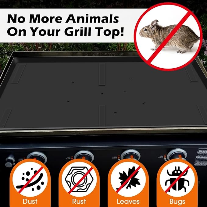 Silicone Griddle Mat Cover compatible with Camp Chef 2 Burners Fry Griddle Accessory- 32 Inch All-Encompassing Coverage Heavy Duty Food Grade Grill Buddy, All Season Grill Surface Protective