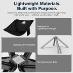 Lightweight Folding Camping Chair — Compact One-Piece Design, Quick Setup, Stable Aluminum Frame, Portable Chair for Travel, Hiking & Short Outdoor Breaks