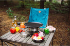 Fire-Maple Camping Griddle Plate | Nonstick Outdoor Portable Grill Pan for Stovetop | BBQ Gas Griddle Pan for Camping Stove Ridged Surfaces 31 X 31cm