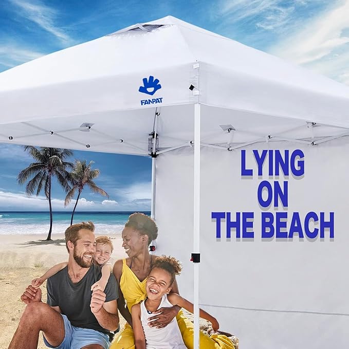 3PCS Canopy Sidewalls for 10x10 Pop Up Canopy Tent Waterproof, 99% UV Protection, 3 Piece Sidewalls(Sidewall Only, Canopy Tent NOT Included)