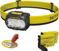 Nitecore UT27 MCT Pro 800 Lumen Running Headlamp USB-C Rechargeable Dual Power with 3 Color Temperatures Red Light Lightweight Trail Hiking Camping Sticker (Black)