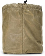 Camp Skillet Bag, Handmade Waxed Canvas Storage Bag for Steel and cast Iron cookware, Camping Gear, bushcraft Gear, Survival Gear