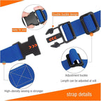 Premium Utility Straps with Quick Release Buckle Adjustable Short Nylon Tie Down Straps for Backpack Tactical Lashings Camping Gear Sleeping Bag Mattress Conveyor Belt Luggage