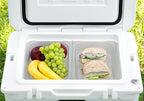 BEAST COOLER ACCESSORIES Dry Goods Tray - Pack of 2 Durable Plastic Cooler Organizer Compatible with Yeti Tundra 35 and 45 - Cooler Rack and Divider for Dry Storage