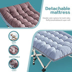 XXL Camping Cots Oversize Camping Bed with Comfortable Mattress Extra Large Sleeping Cots for Adults Camping Cots Include Carry Bag for Adults Portable Sleeping Bed