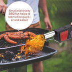 Electric Fire Blower Fan – Portable Handheld BBQ Grill & Fireplace Air Blower for Outdoor Camping, Picnic, and Barbecue Cooking