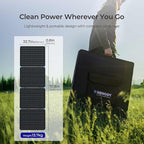 Renogy 400W Portable Solar Panel Suitcase, 23% High Efficiency Foldable Solar Charger for Power Station, Durable for Decades, with Sturdy Kickstands, IP67 Waterproof for RV Camping Off-Grid Blackouts