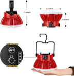2400LM LED Camping Lantern for Milwaukee m18 Battery, 24W LED Work Light for Car Repairing , Camping, Emergency and Hurricane, Hiking, Fishing (Battery not Included)