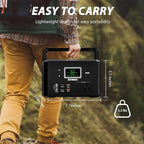 200W Portable Power Station (400W Peak), Mormluck Solar Generators with 110V AC Outlet（No Solar Panel）, 32000mAh Lithium Battery for Home Backup, Outdoor Adventures, and RV Emergencies