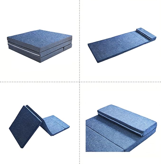 HJAHHSM Travel Mattress for Adults, Sleeping Mattress,Camping Beds, Roll Up Foam Floor Sleeping Mat
