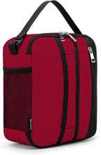 BEIMILY Lunch Box for Men Women Adults,Small Insulated Lunch Bag,Portable Refrigerated Lunch Box,Soft Insulated Tote Bag for Office Work Picnic with Comfort Handle and Removable Hand Strap(Red)