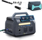 IEETek P800 Portable Power Station,512Wh LiFePO4 Battery,800W(1600W Peak)AC Outlet Power Bank,1 Hour Fast Charging Lithium Solar charger Generator,Home Use,Emergency Backup,RVs,camping essentials gear