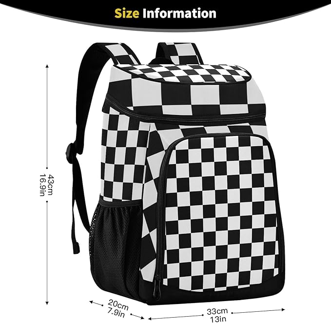 Tropical Pineapples Fruits Cooler Backpack Insulated Leak Proof Beach Cooler Bag Soft Lunch Picnic Hiking Camping Backpack Cooler