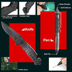 Gifts for Men, Women, Dad Christmas PIXATO Survival Kits, Survival Gear and Equipment 116-in-1, Emergency Kit with First Aid Kit, Tactical Pen, Fishing Kit, Headlamp for Camping, Hiking, Hunting