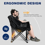 apollo walker Oversized Double Camping Chair for 2 Person - Extra Wide & Heavy Duty 600lbs Camp Couch with Dual Cup Holder & Carry Bag, Camping Loveseat for Outdoor, Lawn, Beach, Park