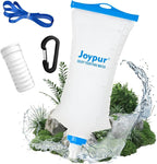 Gravity Water Filter Camping, Survival Water Filtration System, Portable Water Purifier for Travel, Backpacking and Emergency Preparedness, with Ultrafiltration Membrane (0.01 Micron)