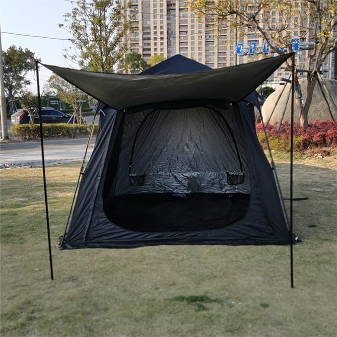 Tent Outdoor Family Camping Waterproof Tent Rear Extended Shade Tent Suitable for 5-8 People Camping Tent Outdoor Tent