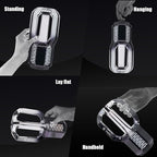 Rechargeable LED Camping Lantern - Free-Grip Design,4 Modes,IP65 Waterproof,3000K Warm Glow, Lightweight Portable Outdoor Light,Emergency Tent Light for Hiking,Backpacking & Home Use