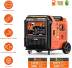 AIVOLT 11250 Wattages Super Quiet Gas Propane Powered Outdoor Generator for Home Back Up Food Truck, 50 State Approved