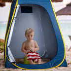 ROPODA Pop Up Tent 83inches x 48inches x 48inches, Upgrade Privacy Tent, Porta-Potty Tent Includes 1 Removable Bottom, 8 Stakes, 1 Removable Rain Cover, 1 Carrying Bag
