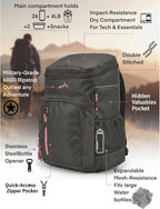 Cooler Backpack Insulated Waterproof 22 Hours Cold, Backpack Coolers Insulated Leak Proof Holds 56cans, Lightweight & Portable Ice Chest - Camping Beach, Ice Chest Cooler Leakproof