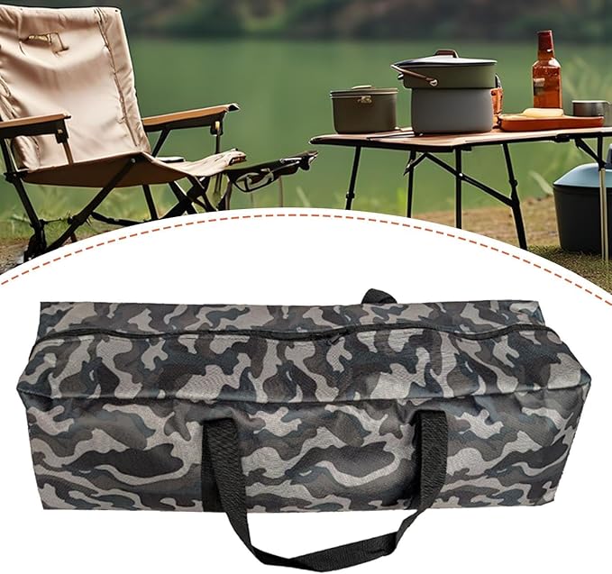 Yiju Tent Storage Bag Carrying Bag Lightweight Heavy Duty Storage Organizer Stuff Pouch for Trekking Backpacking Beach Hiking BBQ, S