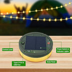 SMY Lighting 4 in 1 Solar Camping String Lights, 72.2Ft Ultra Long String with 220LEDs, Solar Powered and USB Rechargeable Light with Remote Control, Portable Camping Light for Hiking, Decorations