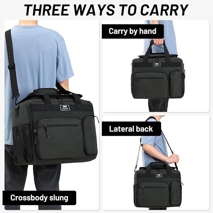 MIER 30L Extra Large Soft Cooler Bag with Bottle Opener for Camping Beach BBQ Grocery Leakproof Picnic Lunch Bag, Collapsible, 45Can (Deep Grey)