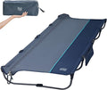 TIMBER RIDGE 20-Second Quick Set-Up Camping Cot, Lightweight Aluminum Folding Cot with Zipper Closure, Portable Carry Bag Included for Camping, Travel and Outdoors, Support up to 225lbs, Blue