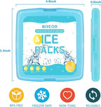 MIYCOO Ice Packs for Lunch Boxes & Lunch Bag - Quick Freeze Ice Pack Space Saving Freezer Packs - Reusable Slim Original Cool Pack - Cooler Accessories for Beach, Camping and Fishing