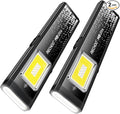 RECHOO Rechargeable Flashlights High Lumens 2Pack, Magnetic EDC Flashlight with Clip, 8 Modes Powerful Pocket LED Flashlight, Waterproof Portable Flat Flashlights for Home Camping Emergency