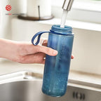 PHILIPS Filtered Water Bottle, GoZero Active BPA-Free Water Bottle with Adventure River/Lake/Spring Water Filter for Hiking, Camping & Fitness Tap Water Filter for Gym, Sport Squeeze Bottle 20 oz Grey