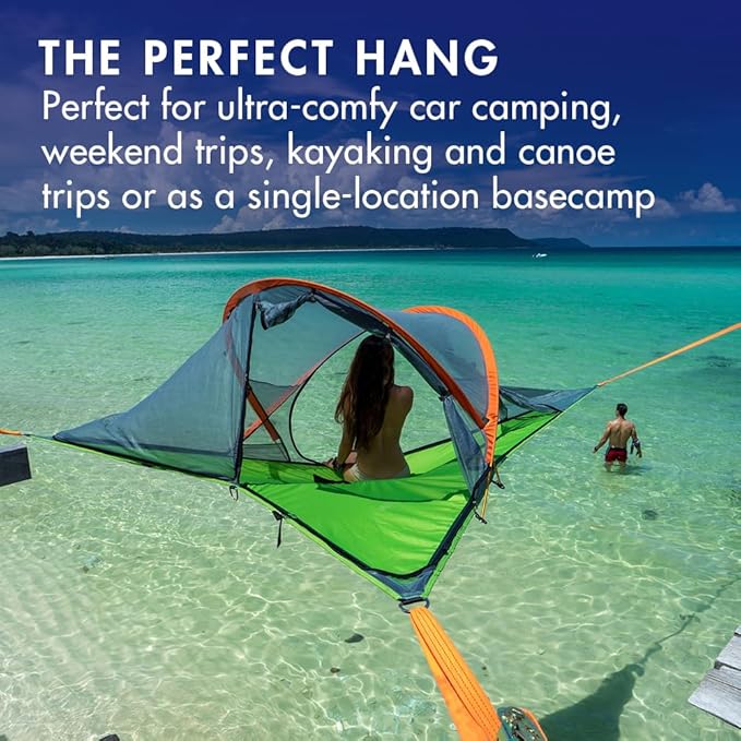 Tentsile Connect V3 2-Person Tree Tent Hammock, The Original Tree Tent Company, 880 Pound Capacity, Portable Treehouse, Heavy Duty Ratchets Included, Designed in The UK