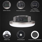 12000mAh 5000LM Camping Lights 3 Color Lighting Modes Bright Rechargeable LED Lamp 40W Hanging Tent Lights IPX5 Waterproof,Magnet,Power Failure Emergency Survival Kits & Christmas Day Gift(Remote)