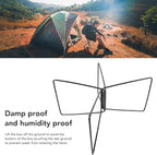 Srliya Cooler Stand, Stainless Steel Camping Storage Box Holder Rack for Outdoor, Folding with Carry Bag, for Hiking BBQ Fishing Picnic