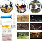 Snake Bite Kit, Bee Sting Kit, Emergency First Aid Supplies, Venom Extractor Suction Pump, Bite and Sting First Aid for Hiking, Backpacking and Camping. Includes Bonus CPR face Shield (Blue)