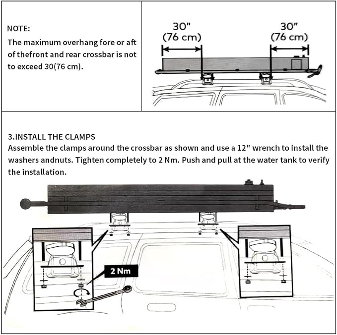 Solar Shower, Portable Water Tank for Camping Shower, Camp Shower, Roof Rack Shower for Hiking, Car Wash, Pet Cleaning