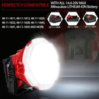 2400LM LED Camping Lantern for Milwaukee m18 Battery, 24W LED Work Light for Car Repairing , Camping, Emergency and Hurricane, Hiking, Fishing (Battery not Included)