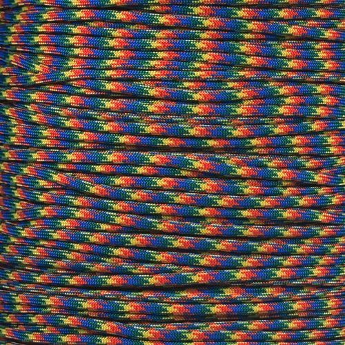 Paracord Planet 550 Paracord – 200+ Colors – Hanks from 10-100 Feet and Spools of 1000 Feet – Great Multi-Use Cord!