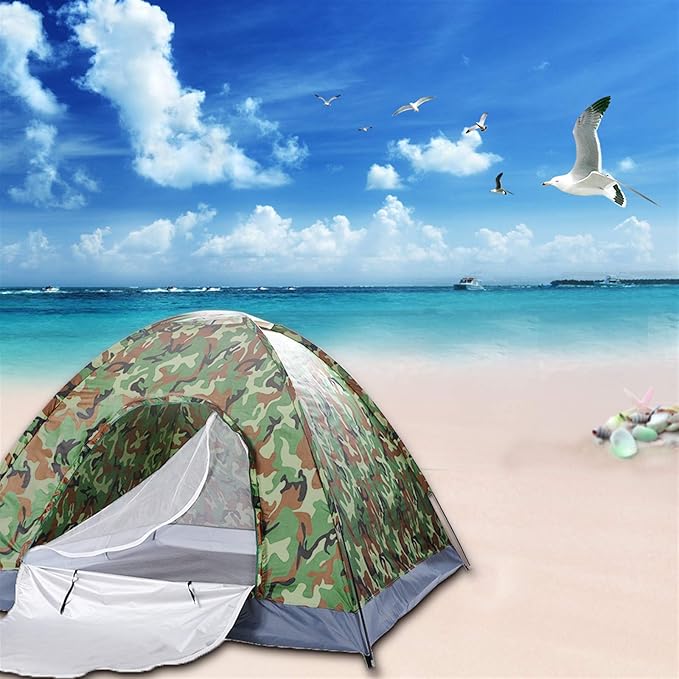 3-4 Person Camping Tent,Waterproof Tent with Carrying Bag,Easy Setup,Portable Dome Tents,Lightweight Outdoor Tent for Backpacking,Hiking or Beach