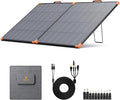 180W Portable Solar Panel N-Type 16BB,25% High Efficiency Foldable Solar Charger for Jackery 1000V2/Ecoflow Delta/Bluetti/Anker Solix,12.3 LBS IP68 Waterproof for RV Camping Off-Grid