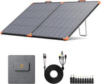 180W Portable Solar Panel N-Type 16BB,25% High Efficiency Foldable Solar Charger for Jackery 1000V2/Ecoflow Delta/Bluetti/Anker Solix,12.3 LBS IP68 Waterproof for RV Camping Off-Grid