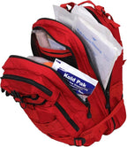 Rothco Trauma Kit Backpack - Includes Over 190 Emergency Survival Items for Any Situation - Red